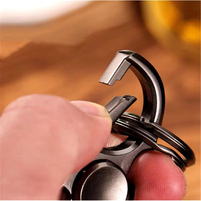 Fidget Spinner Keychain Bottle Opener – Ultimate 3-in-1 Stress Relief & Convenience Tool!