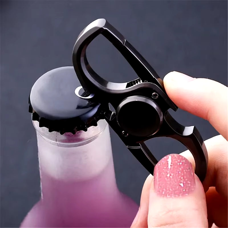 Fidget Spinner Keychain Bottle Opener – Ultimate 3-in-1 Stress Relief & Convenience Tool!